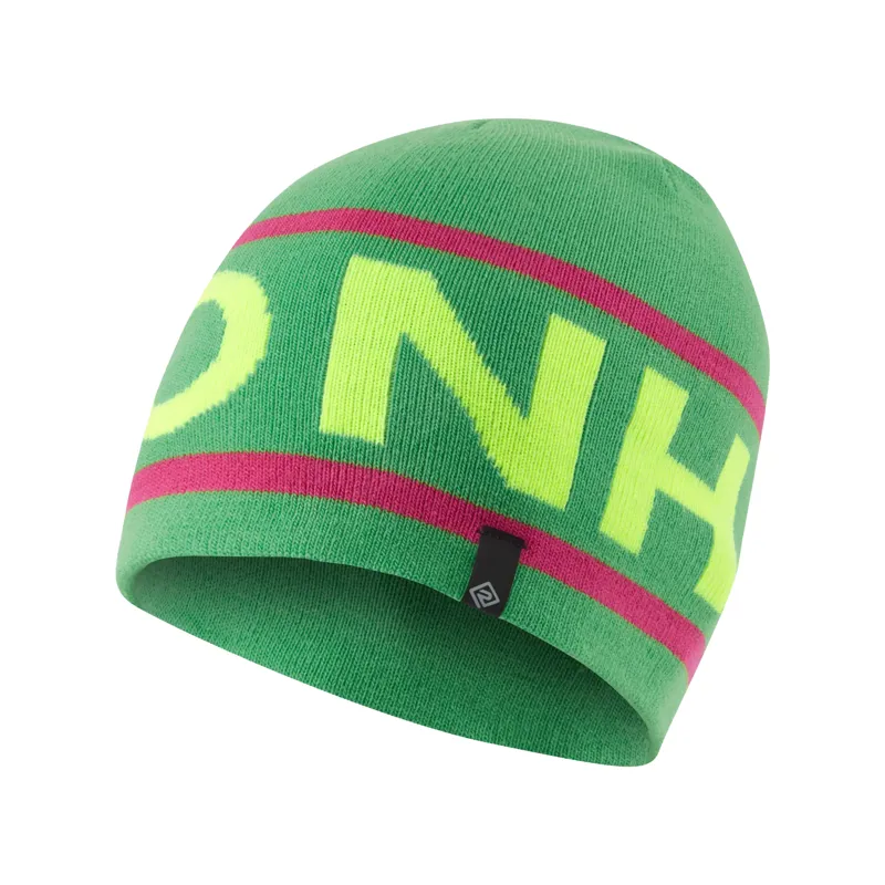 Ronhill Tribe Running Beanie in Kiwi/FluoYellow